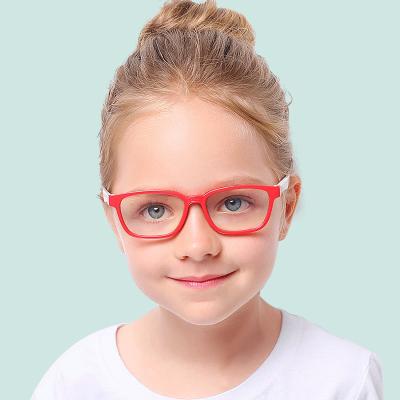 China Newest Promotion Anti Light Frame Children Kids Optical Glass Blue Light Frame Small Light Frame for sale