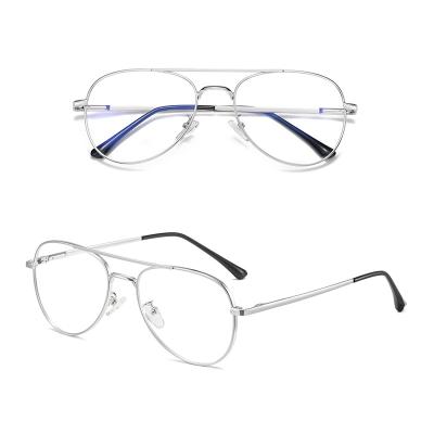 China Supplier Wholesale Lightweight Smooth Hinge Toad Flat Light Metal Frames Eye Optical Glasses for sale