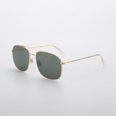 China Fashion Trend Fashion Sale Metal Unisex Sunglasses Double Bridge Toad Trendy Hot Sunglasses for sale