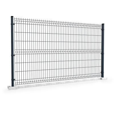 China Easily Assembled Welded Wire Mesh Fencing and 3D Wall Panels for sale