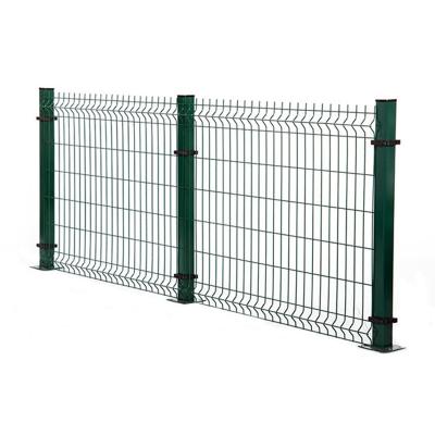 China Easily Assembled PVC Coated Safety Cheap Galvanized 3D Curved Garden Folding Fence Panel for sale