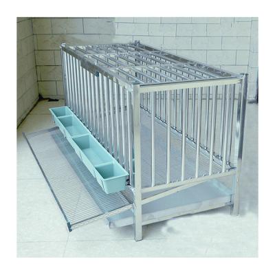 China Breathable Poultry Breeding Family Use Automatic Folding Egg Roll Stainless Steel Chicken Duck Pigeon Hens Cage for sale