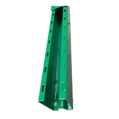 China Easily Assembled Long Post Galvanized Reinforced Steel Corn Garden Metal Square Hollow Post for sale