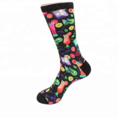 China Wholesale Antibacterial Sports 3D Custom Digital Printing Men Pattern Fashion Sublimation Socks for sale