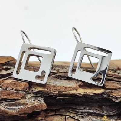 China Trendy Fashion Design Unique Lady's Earring 925 Sterling Silver New Jewelry for sale