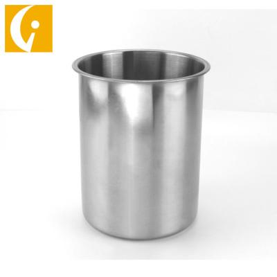 China Hot Selling Metal Viable Buckets Stainless Steel Ice Bucket Water Bucket Stainless Steel Bucket for sale