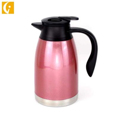 China New Design 201 Stainless Steel Viable Vacuum Insulated Decanter Coffee Thermal Pot for sale