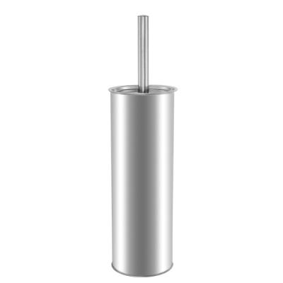 China Good Viable Professional Factory Indoor Steel Leg With Plastic Toilet Brush Holder Silver Color For Home for sale