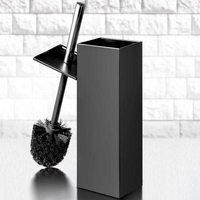 China High Quality Viable Black Color Hot Sale Amazon Factory Direct Selling Bathroom Toilet Cleaning Brush for sale