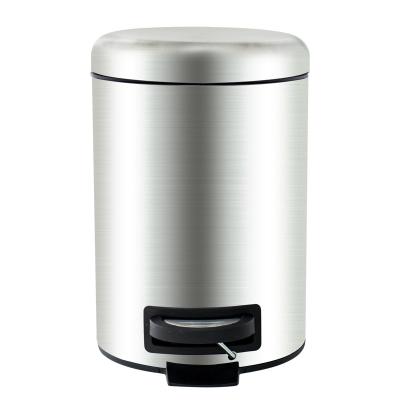 China Special Design Cheap Price Viable With Painted Pedal Metal Stainless Steel Large Commercial Trash Can Set For Hotel for sale