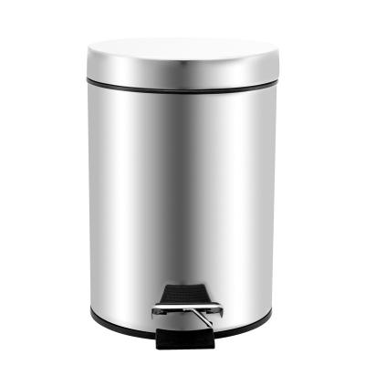 China SUSTAINABLE STAINLESS STEEL INDOOR BIN 3L, 5L, 12L ROUND SHAPE for sale