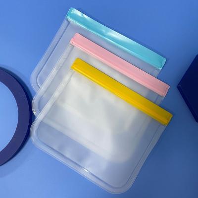 China Disposable Eva Package Freezer Food Grade Food Storage Self Seal Bag For Milk Sandwich Snacks for sale