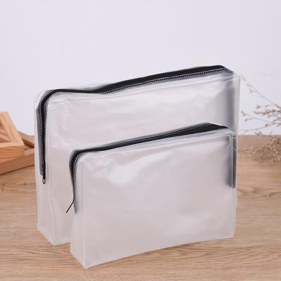 China Factory Wholesale BIODEGRADABLE PVC Packaging Bags Clear Plastic Zipper T-shirt Packaging Bags Zipper Cosmetic Bag for sale