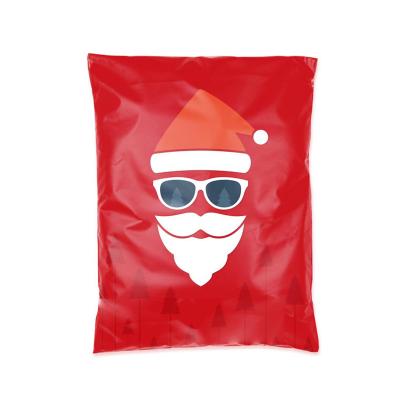 China Strong Adhesive Chinese Manufacturers Led Fear Assets Custom Design Self Adhesive Christmas Santa Design Mailing Bags for sale