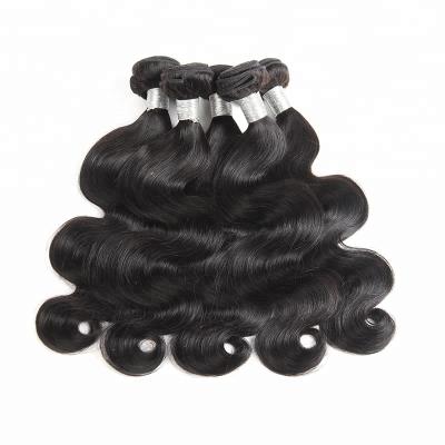 China Ms. Mary Peruvian Virgin Human Hair Loose Wave Natural Black Color Body Wave Unprocessed Hair Weaves Wholesale 1/2/3 Bundle for sale