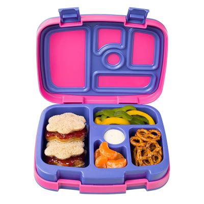 China 2021 Wholesale Hot Selling Food Grade BPA Free Container Kids Food Microwavable Lunch Box Set With Lunch Bag for sale