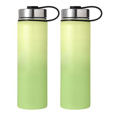 China Business Northfox 32OZ 40OZ Double Wall Stainless Steel Wide Mouth Bottle Insulated Sports Water Flask With Straw Lid for sale