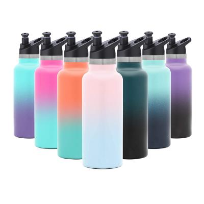 China Business Northfox CE EU Approved Steel And Stainless Steel 500ml Promotional Vacuum Double Flask Water Bottle for sale