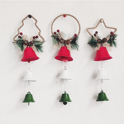 China Christmas Tree Star Round Shape Door Bell Christmas Tree Decor Christmas Ornaments for sale