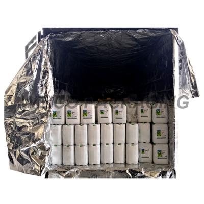 China Aluminum Foil Woven Fabric Heat Insulation Container Heat Insulation and Moisture Proof Liners, Insulated Container Foil Lining Bag for sale