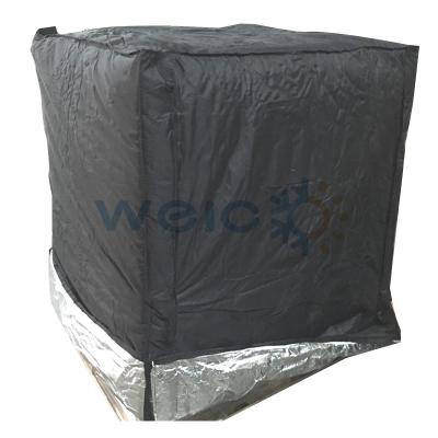 China Aluminum Waterproof Thermal Transport PVC Pallet Cover Insulated Pallet Top Cover for sale