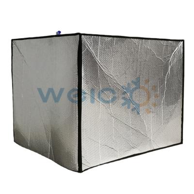 China Traditional Reusable Shipping Aluminum Foil Pallet Wrapping Cover Pallet Cover Thermal Wrap for sale