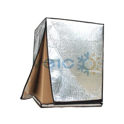 China Heat Insulation And Aluminum Foil Waterproof Reusable Bubble Heat Insulation Water Proof Insulated Pallet Cover for sale