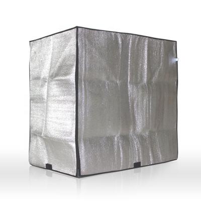 China Heat Insulation Silver Foil Thermal Insulated Reusable Woven Pallet Cover for sale