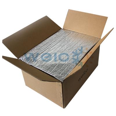 China Aluminum Foil Heat Insulation Food Transport Box Waterproof Cold Liners Insulated Box Liner for sale