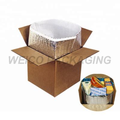 China Custom Thermal Moisture Proof Liner Film Bags Insulated Box Liner For Frozen Food for sale