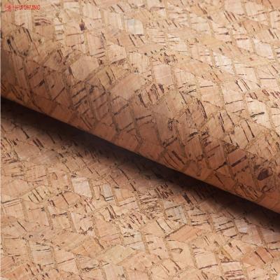 China Leather Good Quality Natural Cork Fabric Eco-friendly Colored Cork Abrasion-Resistant For Bag Shoes Te koop