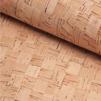 China Abrasion-Resistant Square Wick Cork Fabric Sheets Portugal Cork Sustainable Eco Fabric Cork Sheet Roll Te koop