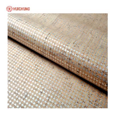 China High Quality Glossy Anti-rust Printing Pattern Cork Fabric For Bags Shoes for sale