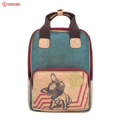 China Fashion Cork Bag Cork Waterproof Hot Selling Waterproof Backpack For Women for sale