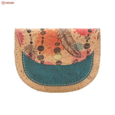 China 100% Eco-Friendly Cork Tote Bag Ladies Cork Clutch Green Fashions Printing Cork Handbag Casual Tote Zipper And Latch 100 Pcs Vintage Cotton for sale