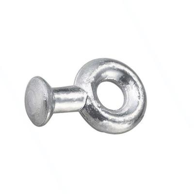 China Hot Dipped Galvanized Steel Wire Fitting Accessories Power Line Hardware Fitting Ball Type Stay Eyes Shackle Bars for sale