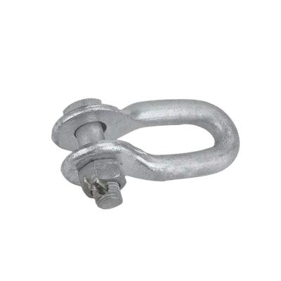 China Hardware Quality Assurance Galvanized Steel U Type Shackle Anchor Shackles U Shaped Shackle for sale