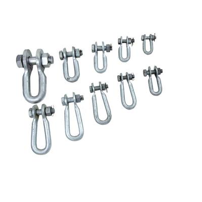 China Promotional Pole Hardware Hot Galvanized Hardware U Shackle Line For Factory Use for sale