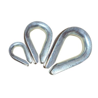 China Stay Wire Accessories Hot Dip Galvanized Guy Thimble For Steel Wire Rope for sale