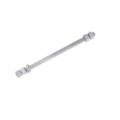 China Stay Wire Accessories Hot Dip Galvanized Double Bolt Cocking For Line Pole Hardware for sale