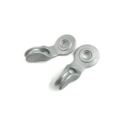 China Stay Wire Accessories Hot Dipped Galvanized Forged Eye Angle Clevis Corner Dice Grommet for sale