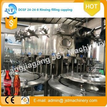 China Beverage for carbonated/soft coca-cola machines/soda drink filler/lathe master project for sale