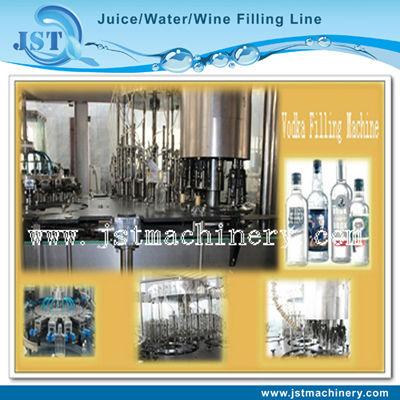 China Automatic Food Glass Bottle Wine Making Machinery for sale