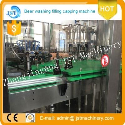 China Automatic 2000 BPH/Beer Glass Bottle Beer Filter Filling Machine for sale