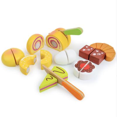 China Magnetic Wooden Bread Cutting Toy Magnetic Wooden Bread Cutting Toy Children Simulation Kitchen Accessories Pretend Play Toy Set for sale