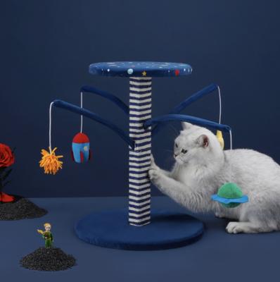 China 2022 Viable Hot Selling Amazon Cat Climbing Tower Drops Cat Scratcher Use For Cat Playing And Sleeping Indoor for sale