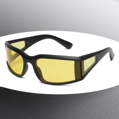 China Sports Sunglasses 2021 New Latest Design Fashion Frame Fashion Outdoor Cycling Sunglass Unisex Lenses China Factory Driving Sports Sunglasses for sale