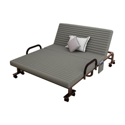 China Dormitory Multi-Functional Adult Multifunctional Adjustable Metal Sofa Bed Walking Nap Home Office Folding Sofa Bed for sale