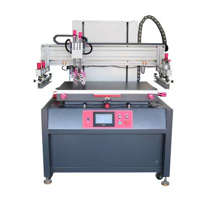 China Hotels Semi Automatic Flat Screen Printing Machine For Cardboard Box Cartons Electric Vertical Screen Printing Machine for sale