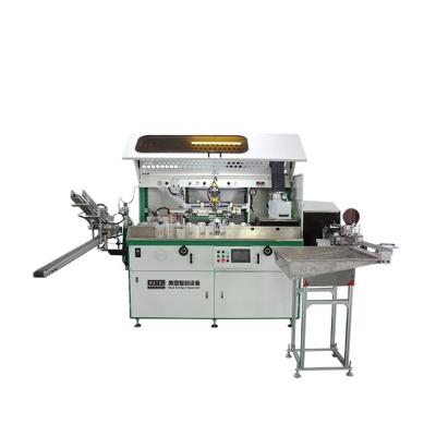 China food & Beverage Factory Automatic Monochrome Screen Printing Machine For Hot Bottles Multifunctional Automatic Flame Processing PLC Stample Machine for sale